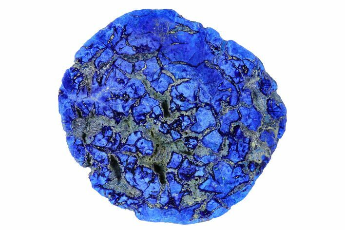 Vivid Blue, Cut/Polished Azurite Nodule - Siberia #175567